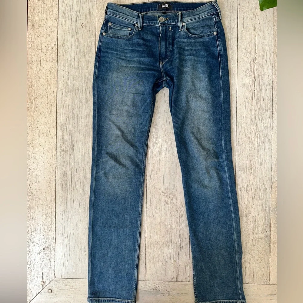 PAIGE Blue Skinny Jeans Versatile Style